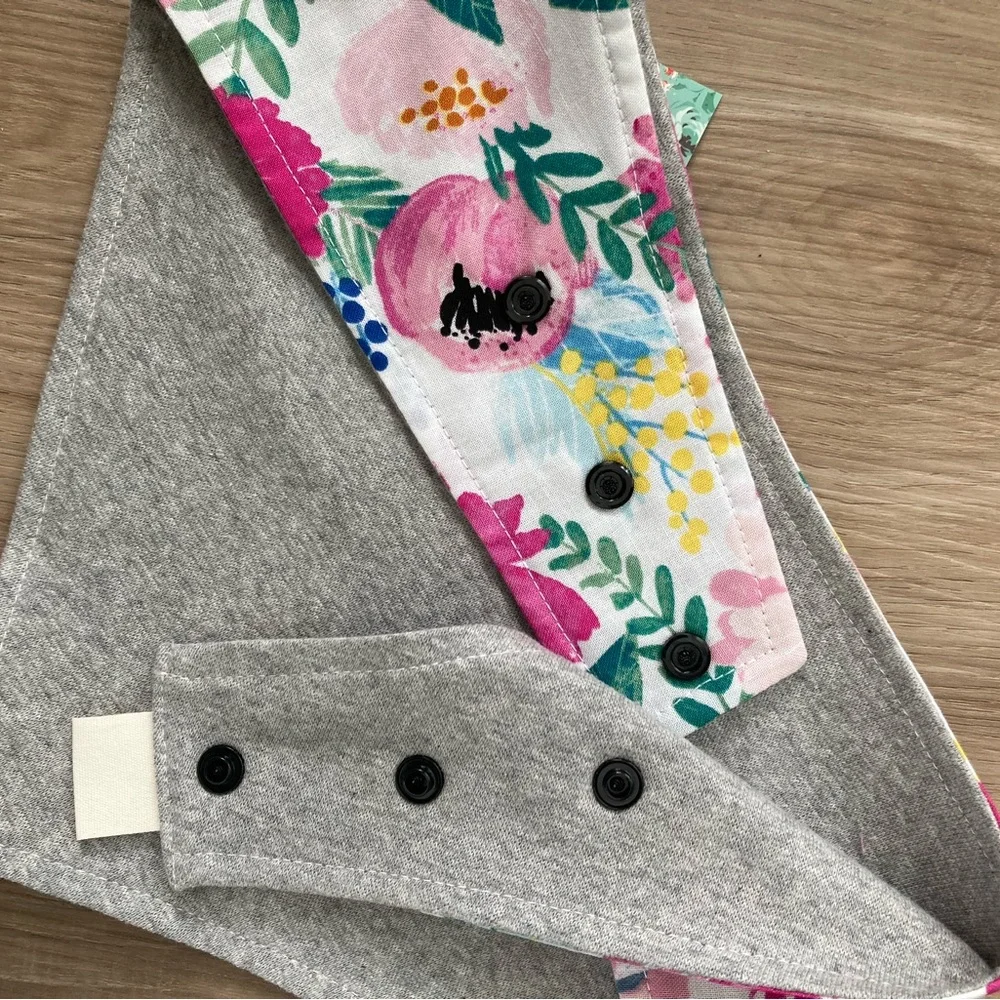 Very Vintage Dog Bandana – ‘Kew Gardens’ Pink Floral, Size Large NWT - Picture 3 of 6